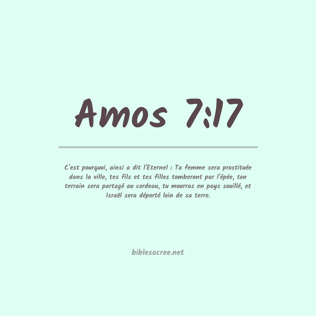 Amos - 7:17