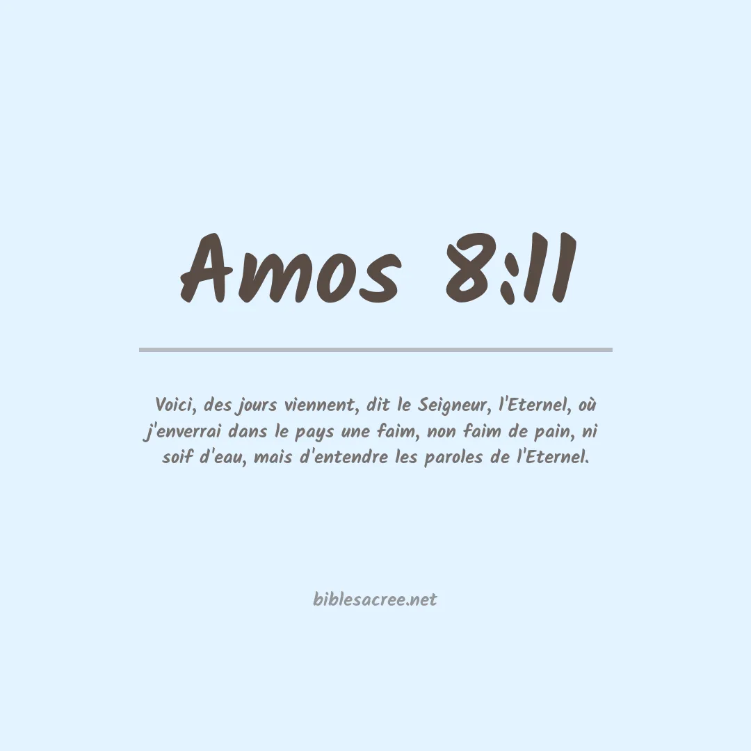 Amos - 8:11