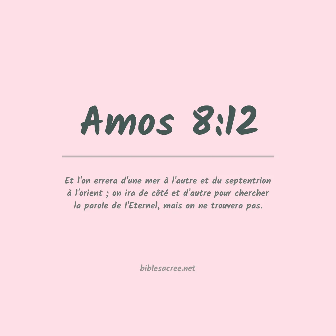 Amos - 8:12