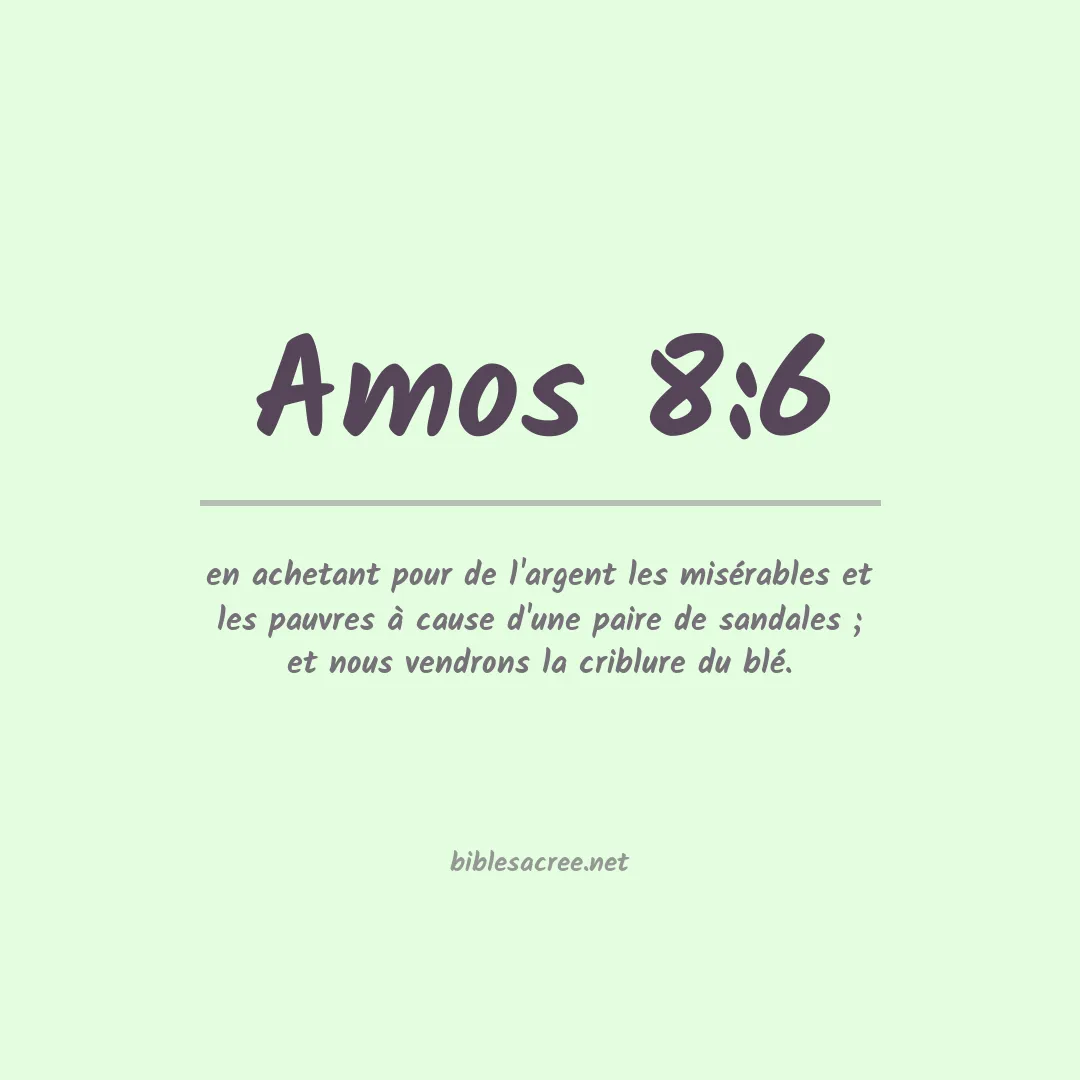 Amos - 8:6