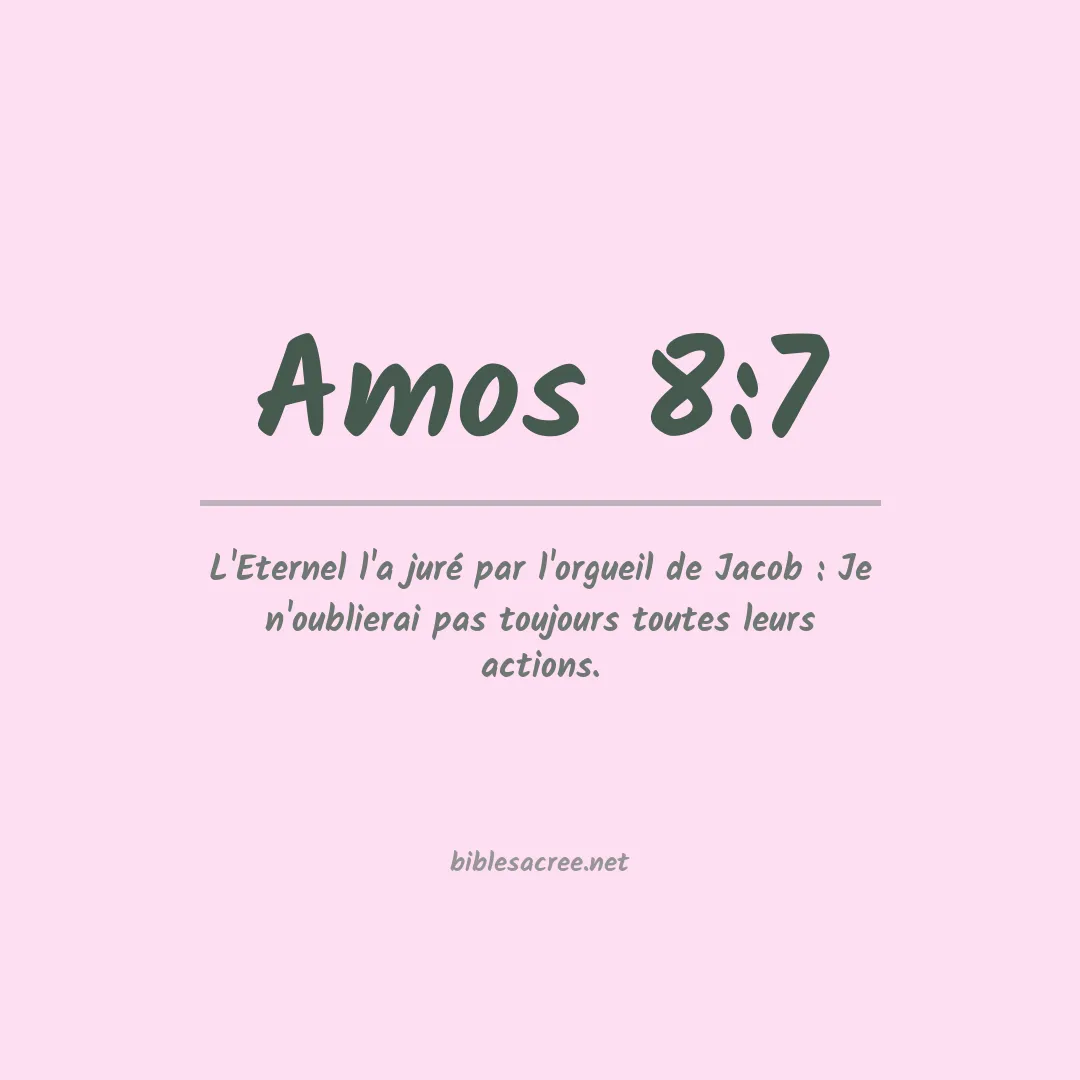 Amos - 8:7
