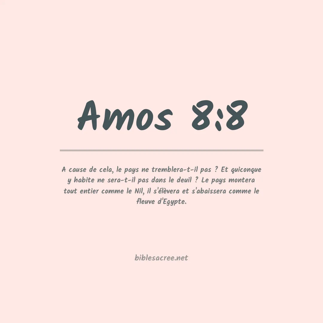 Amos - 8:8