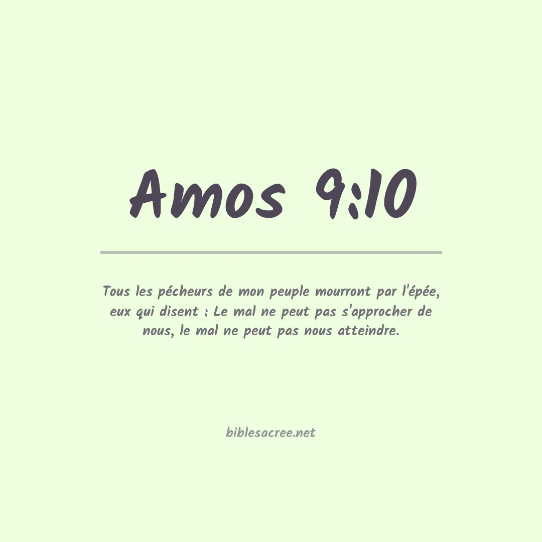 Amos - 9:10