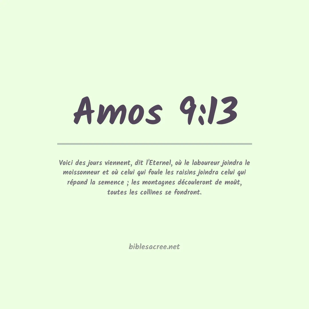 Amos - 9:13