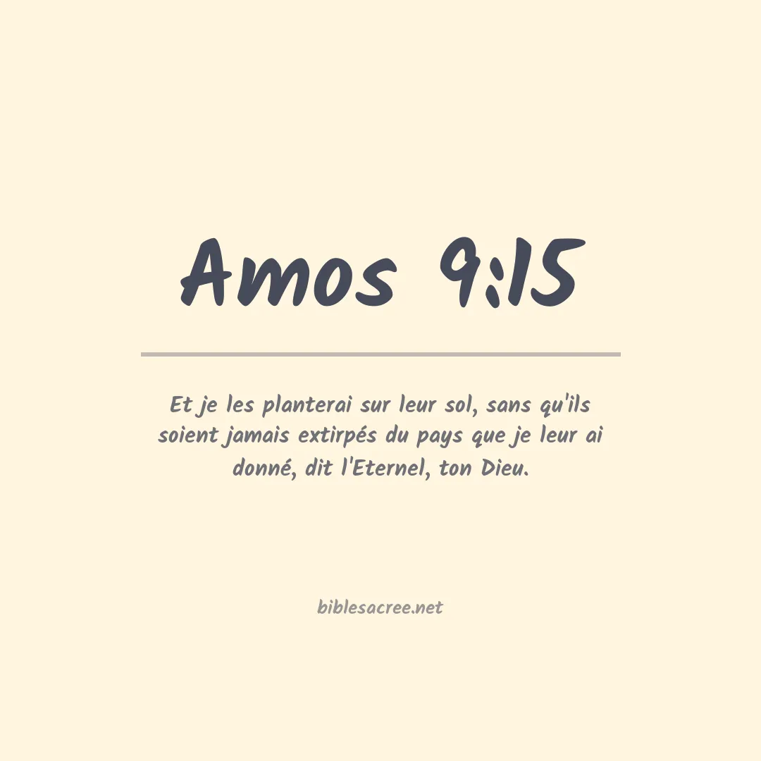 Amos - 9:15