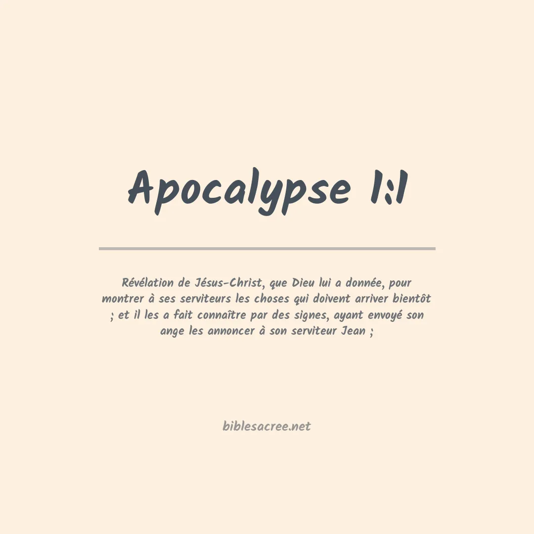 Apocalypse - 1:1