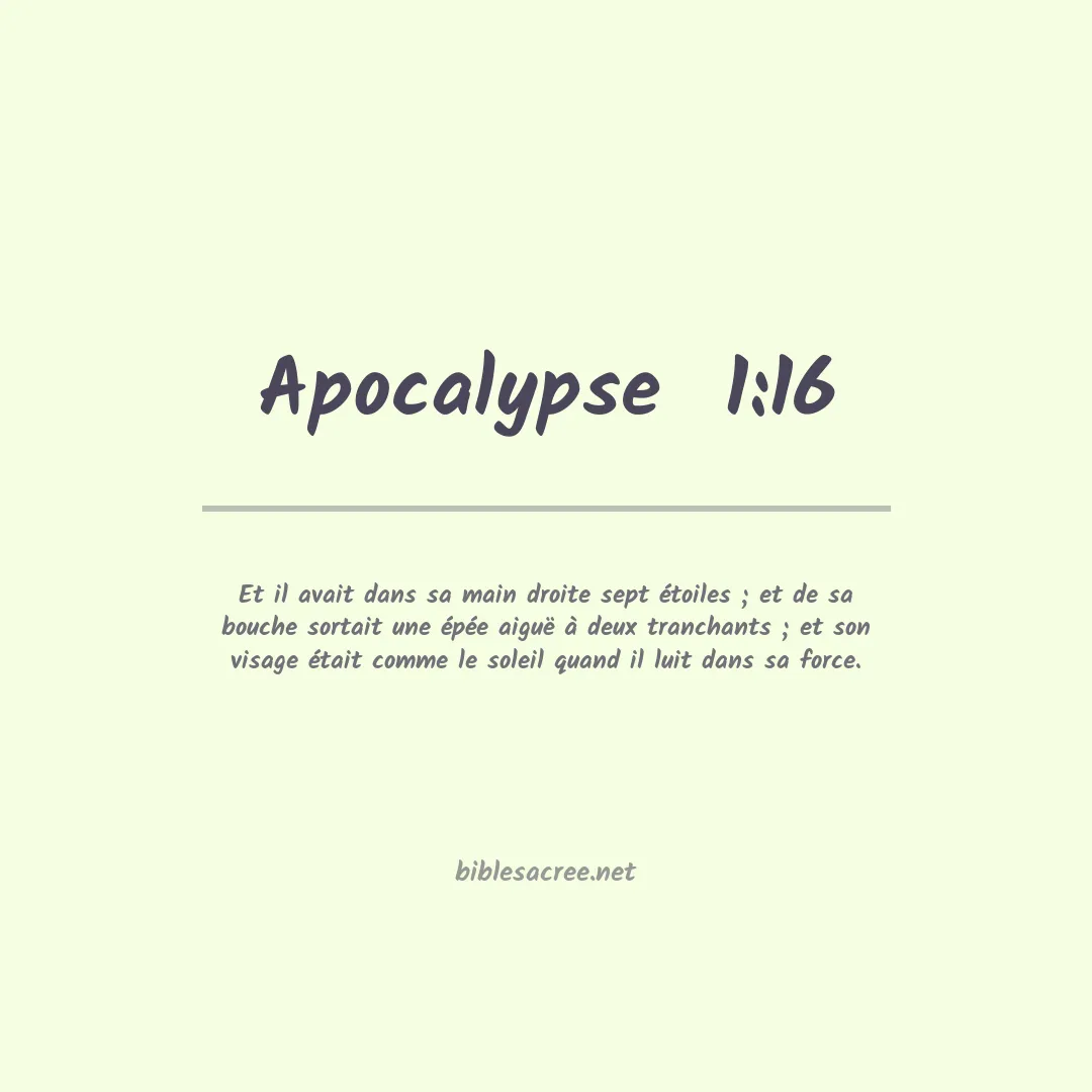 Apocalypse  - 1:16