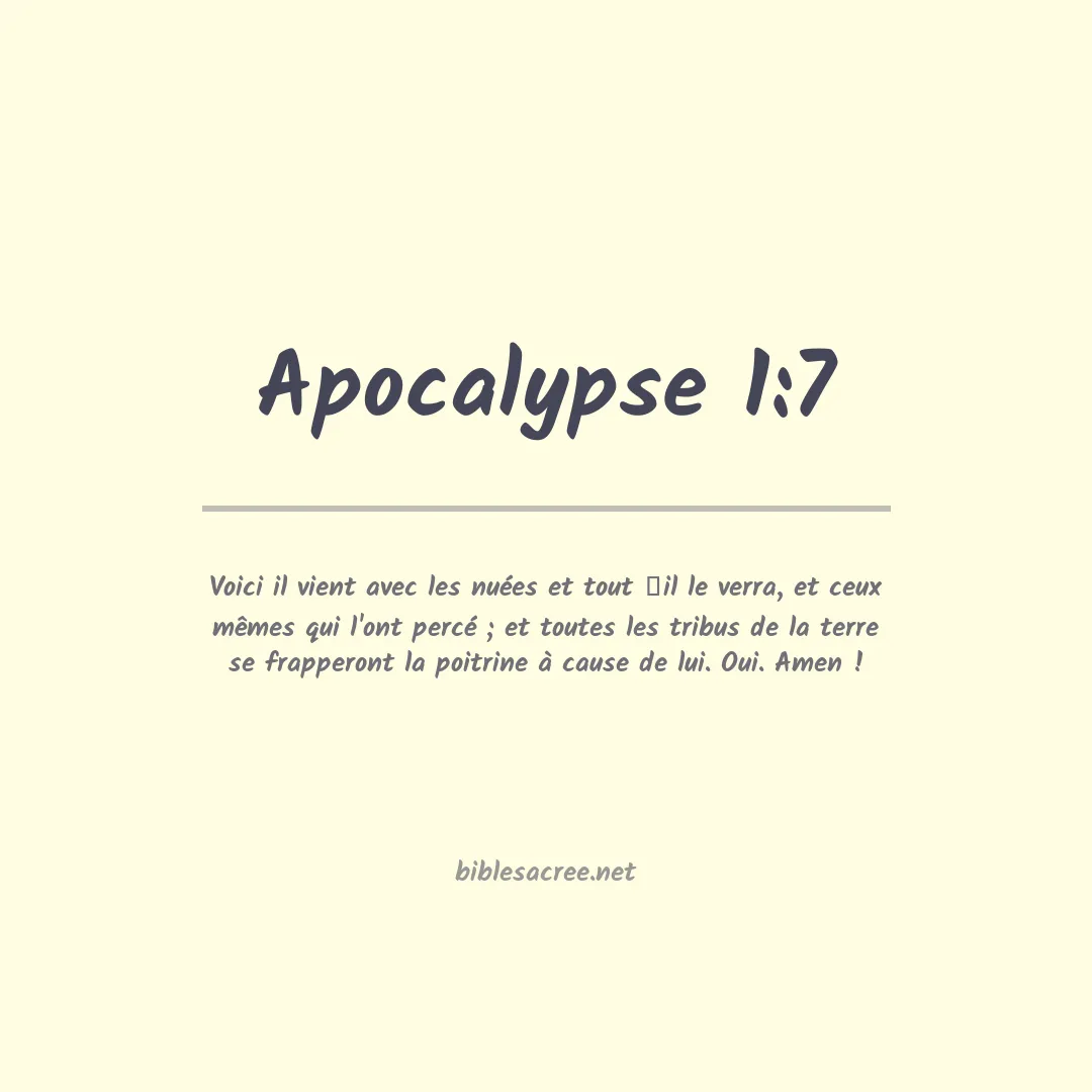Apocalypse - 1:7
