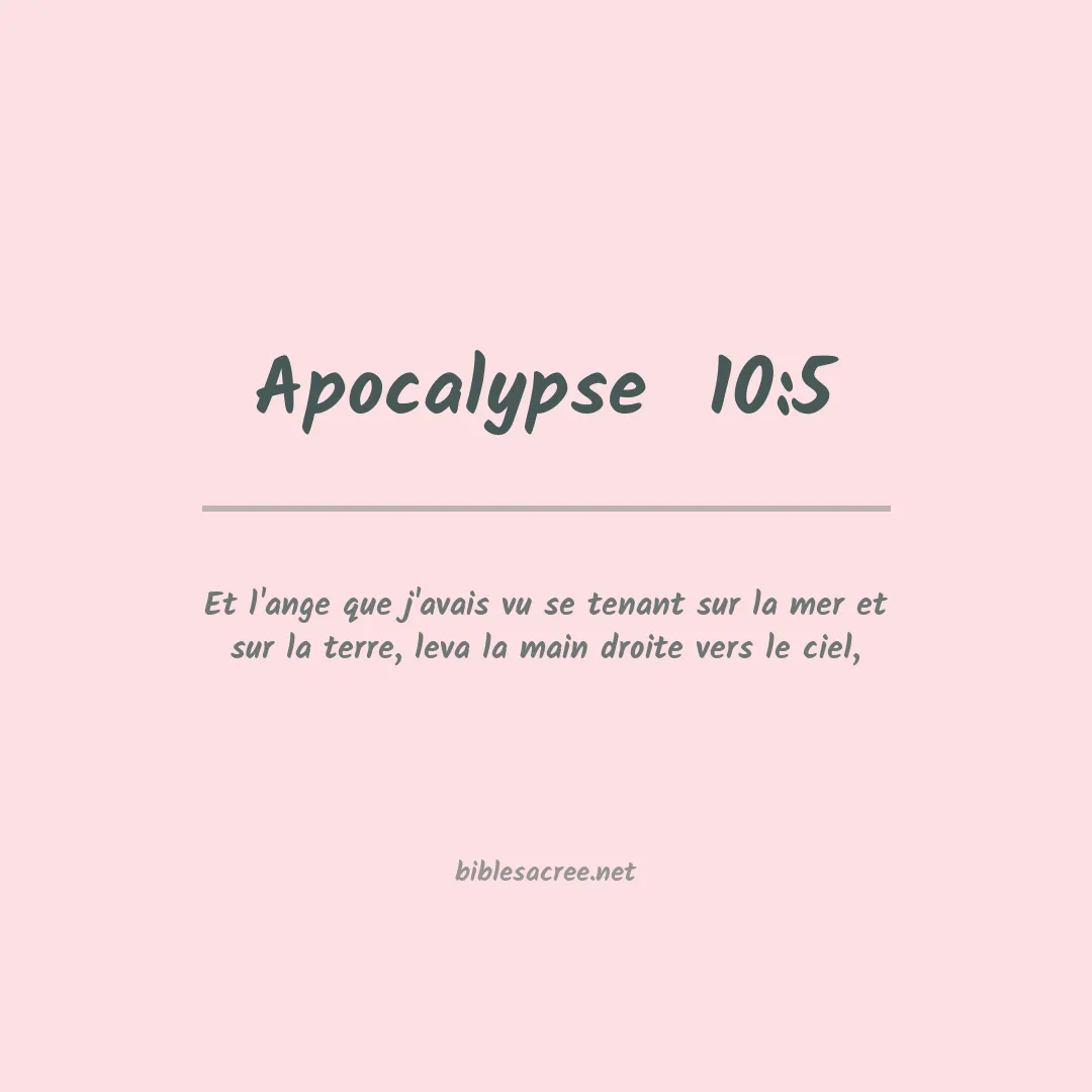 Apocalypse  - 10:5