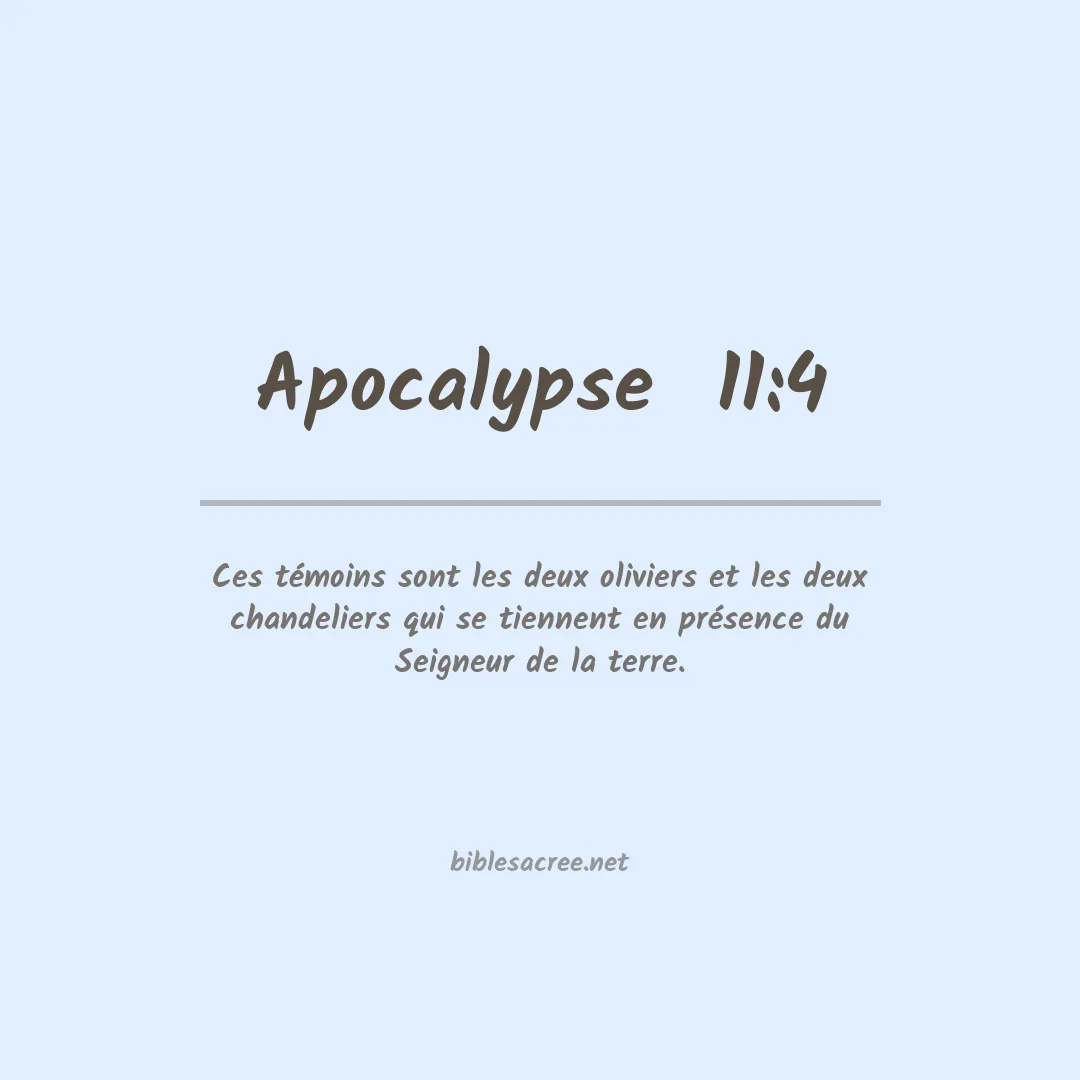 Apocalypse  - 11:4
