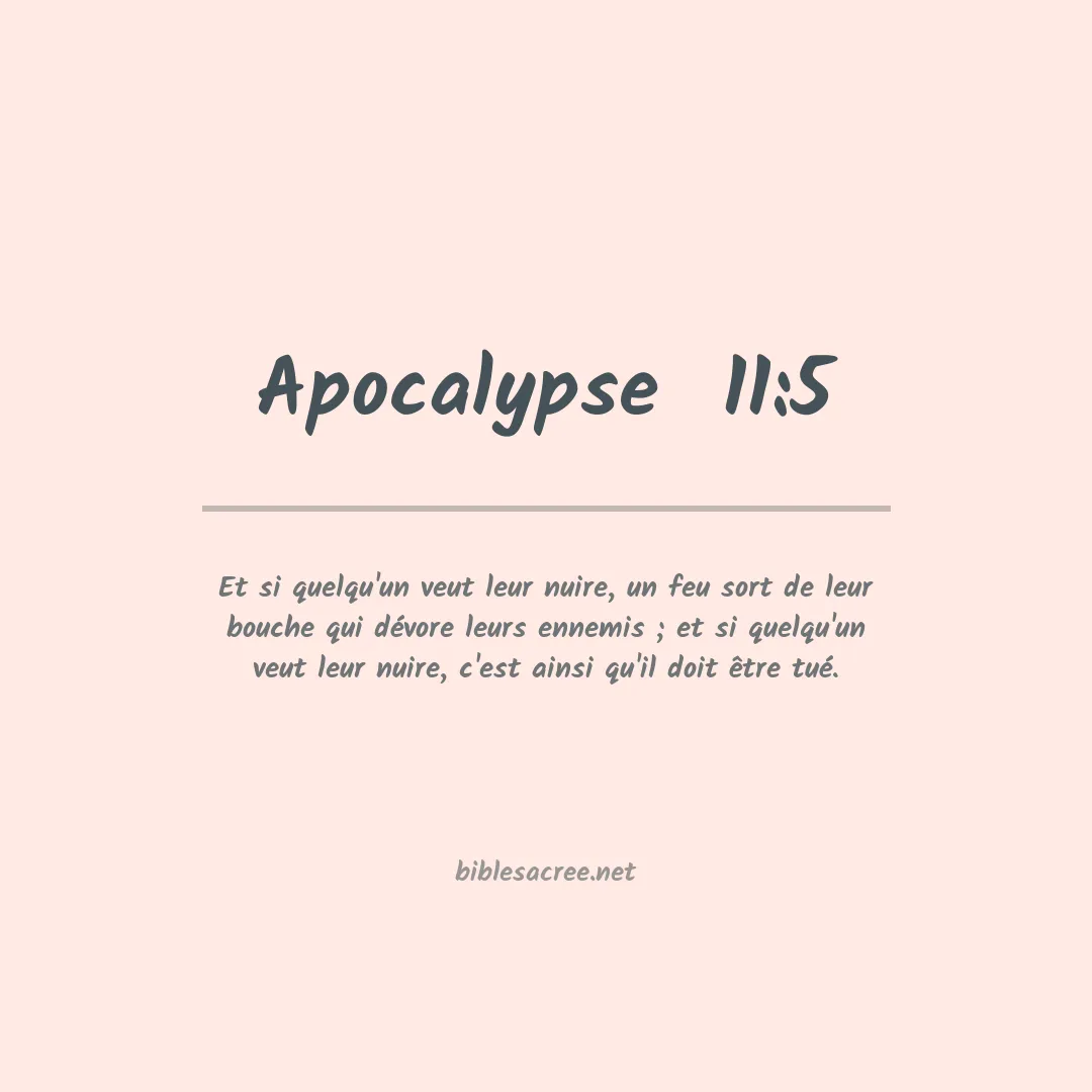 Apocalypse  - 11:5