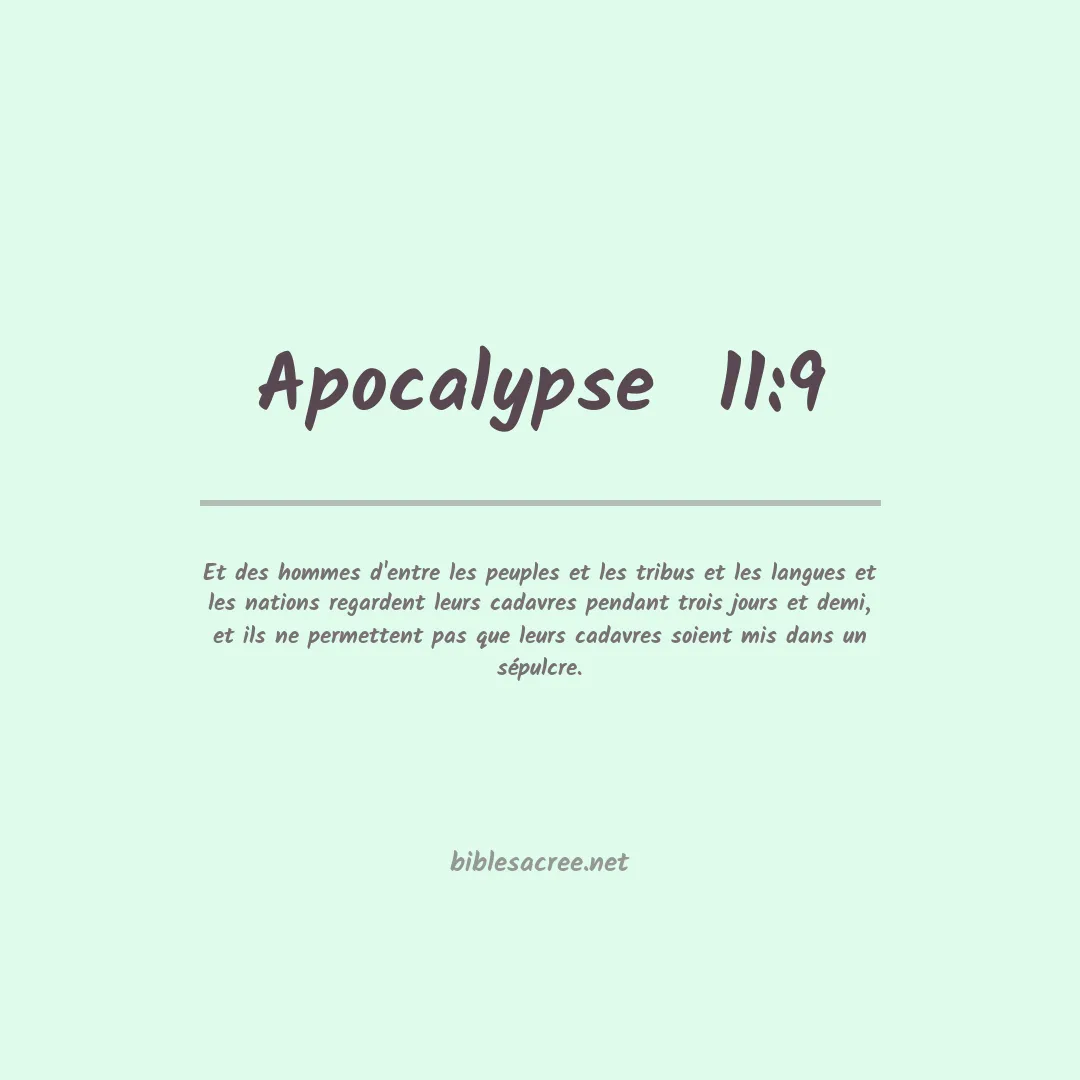 Apocalypse  - 11:9