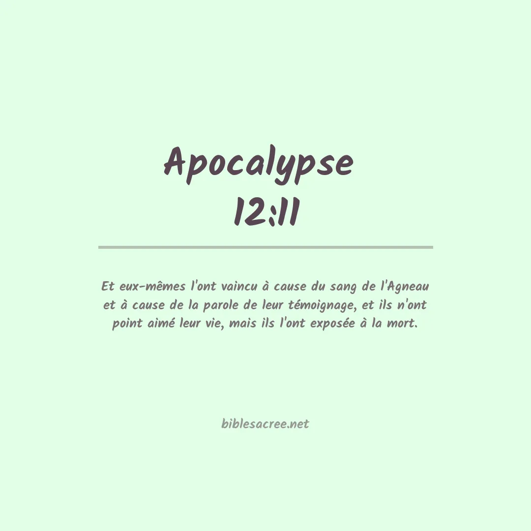 Apocalypse  - 12:11