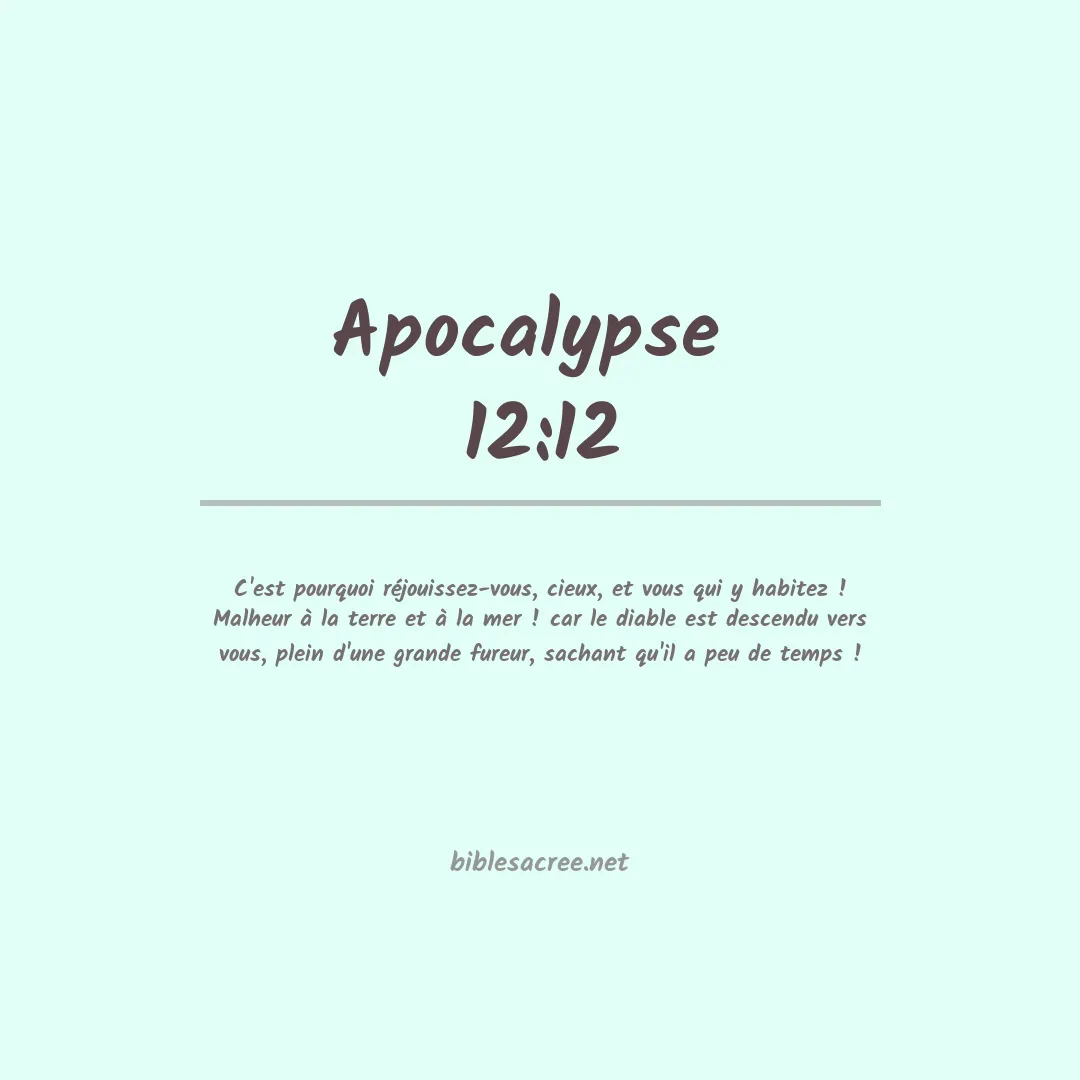 Apocalypse  - 12:12