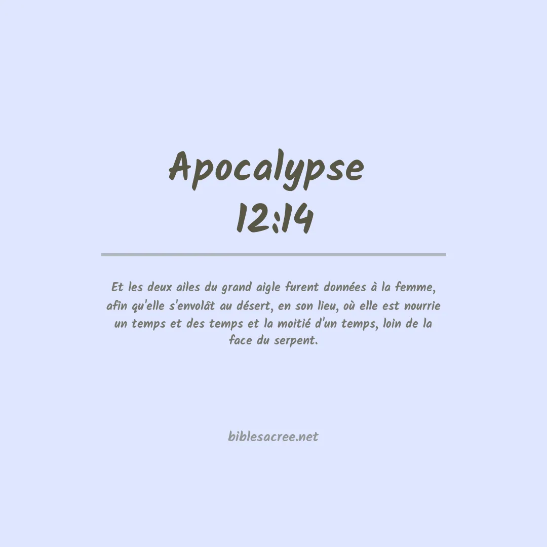 Apocalypse  - 12:14