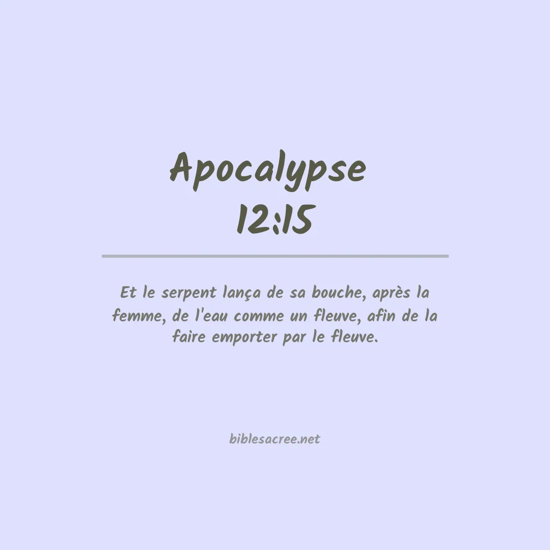 Apocalypse  - 12:15