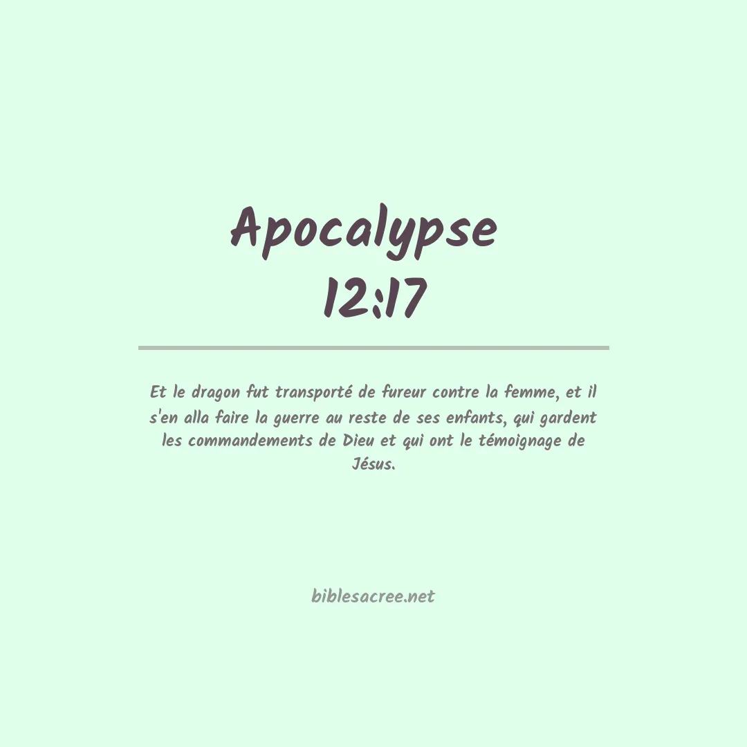 Apocalypse  - 12:17