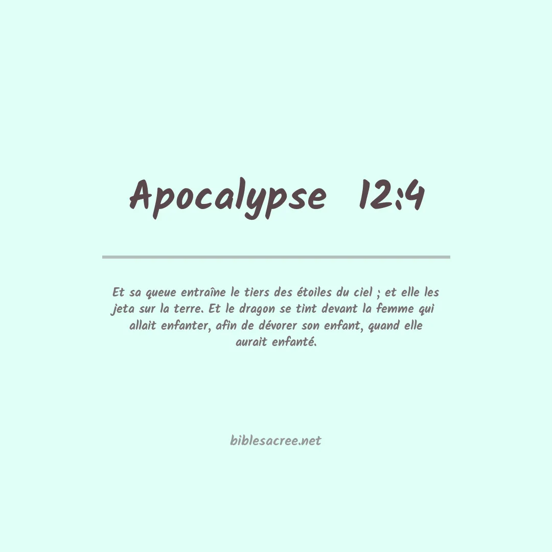 Apocalypse  - 12:4