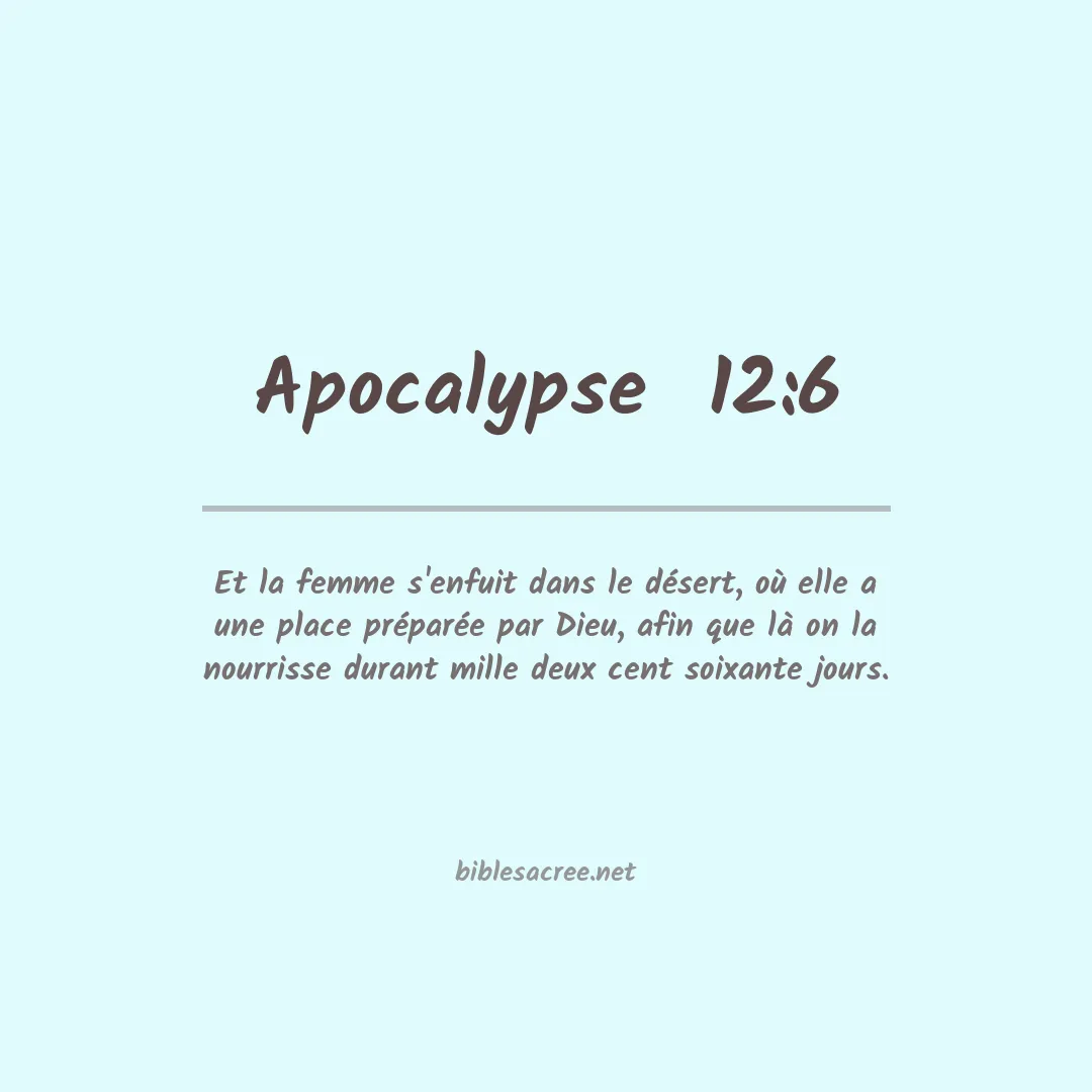 Apocalypse  - 12:6