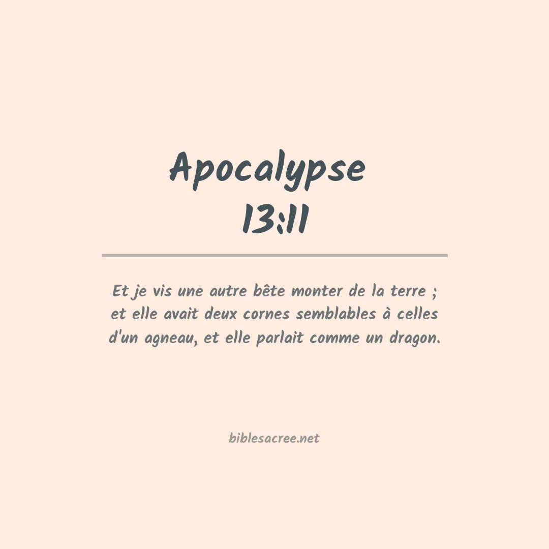 Apocalypse  - 13:11