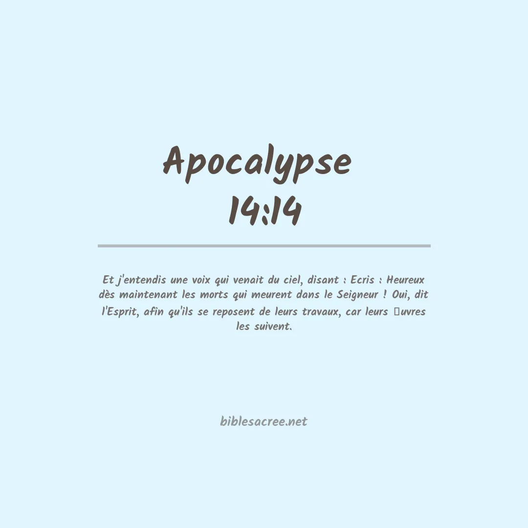 Apocalypse  - 14:14