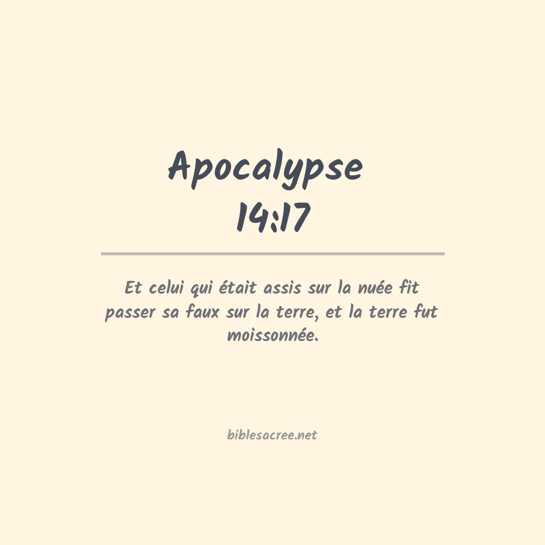 Apocalypse  - 14:17