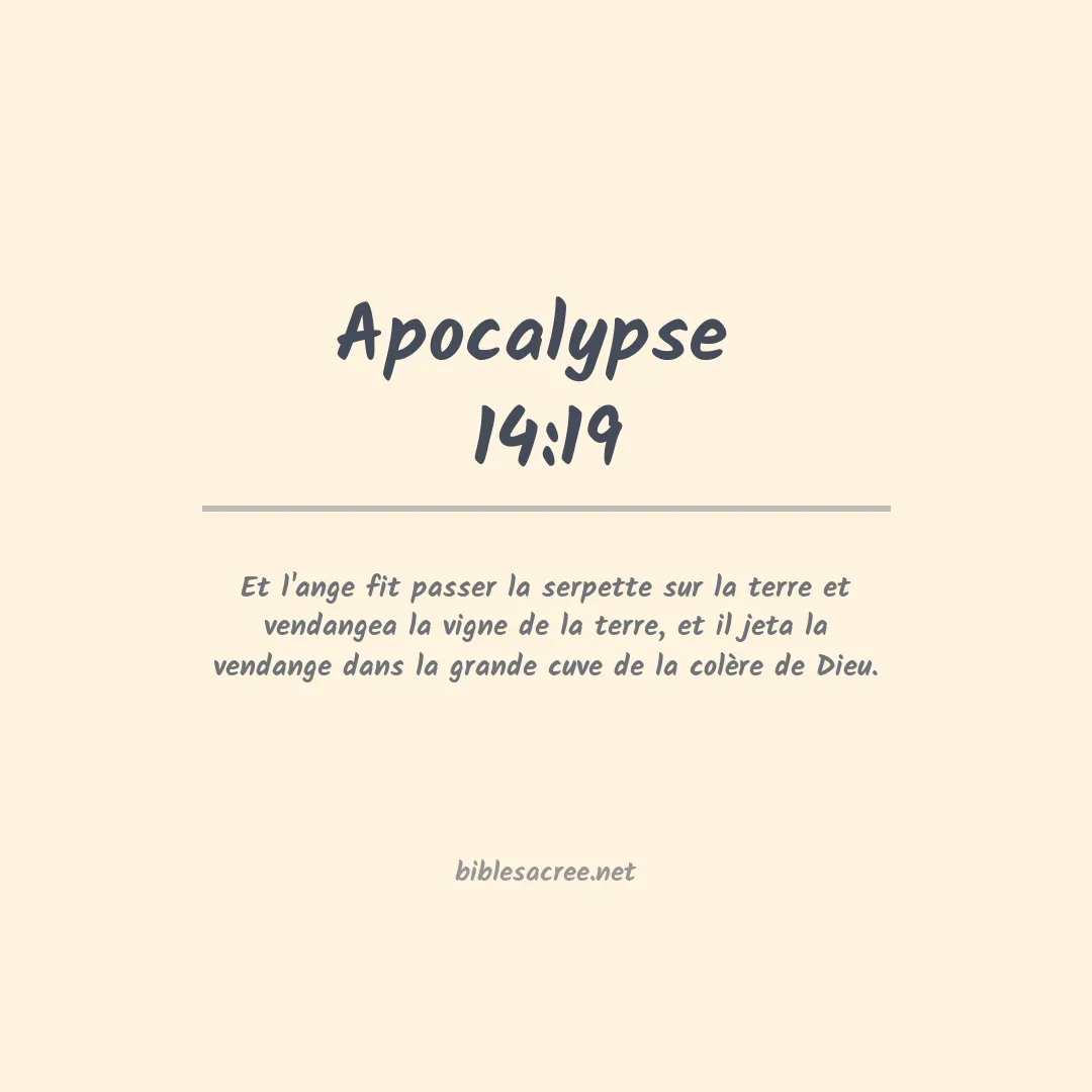 Apocalypse  - 14:19