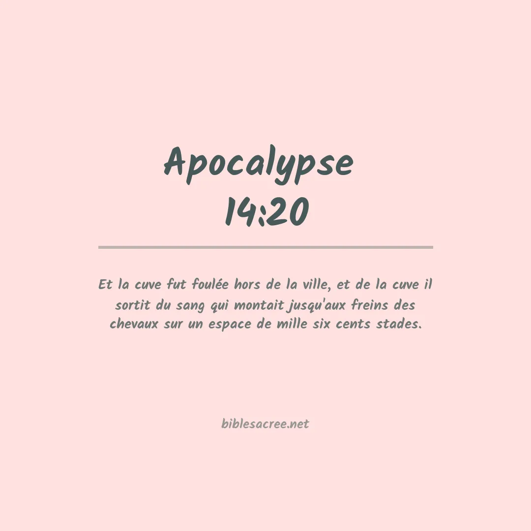 Apocalypse  - 14:20