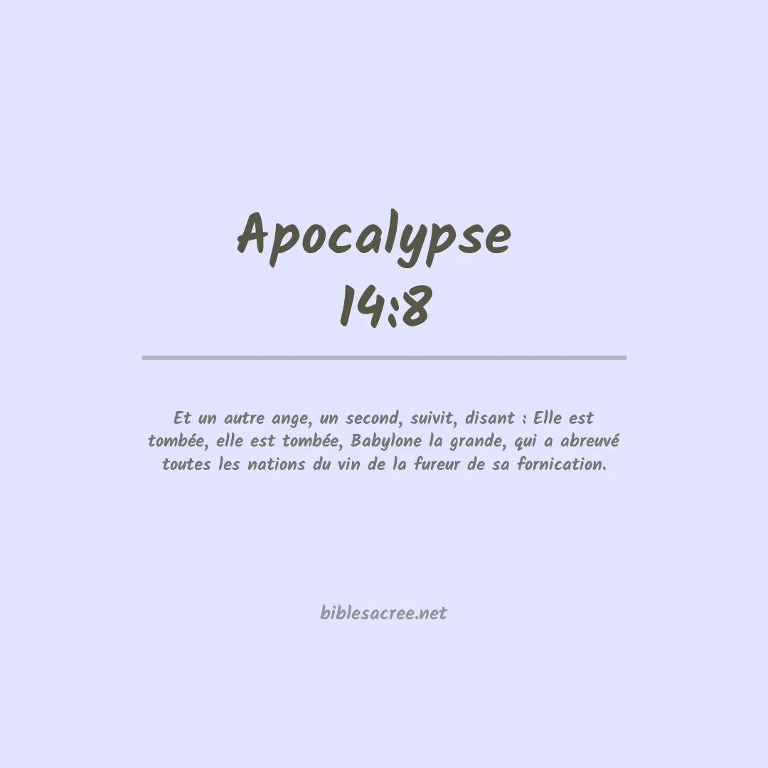Apocalypse  - 14:8