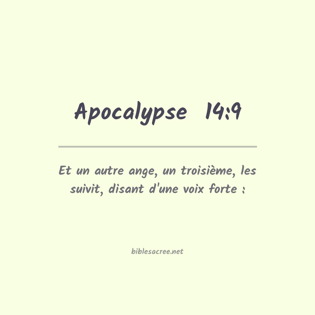 Apocalypse  - 14:9