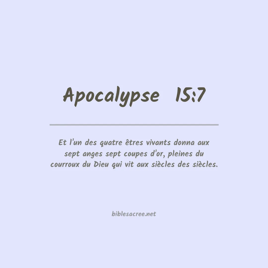 Apocalypse  - 15:7