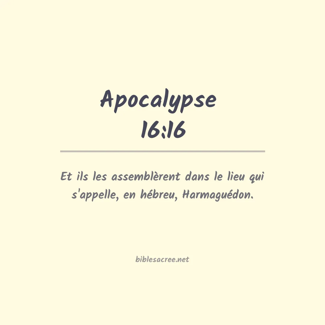 Apocalypse  - 16:16