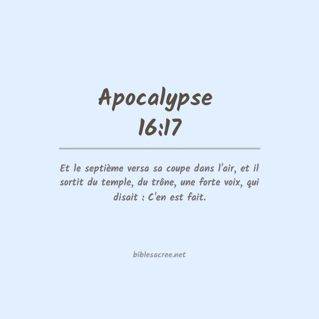 Apocalypse  - 16:17