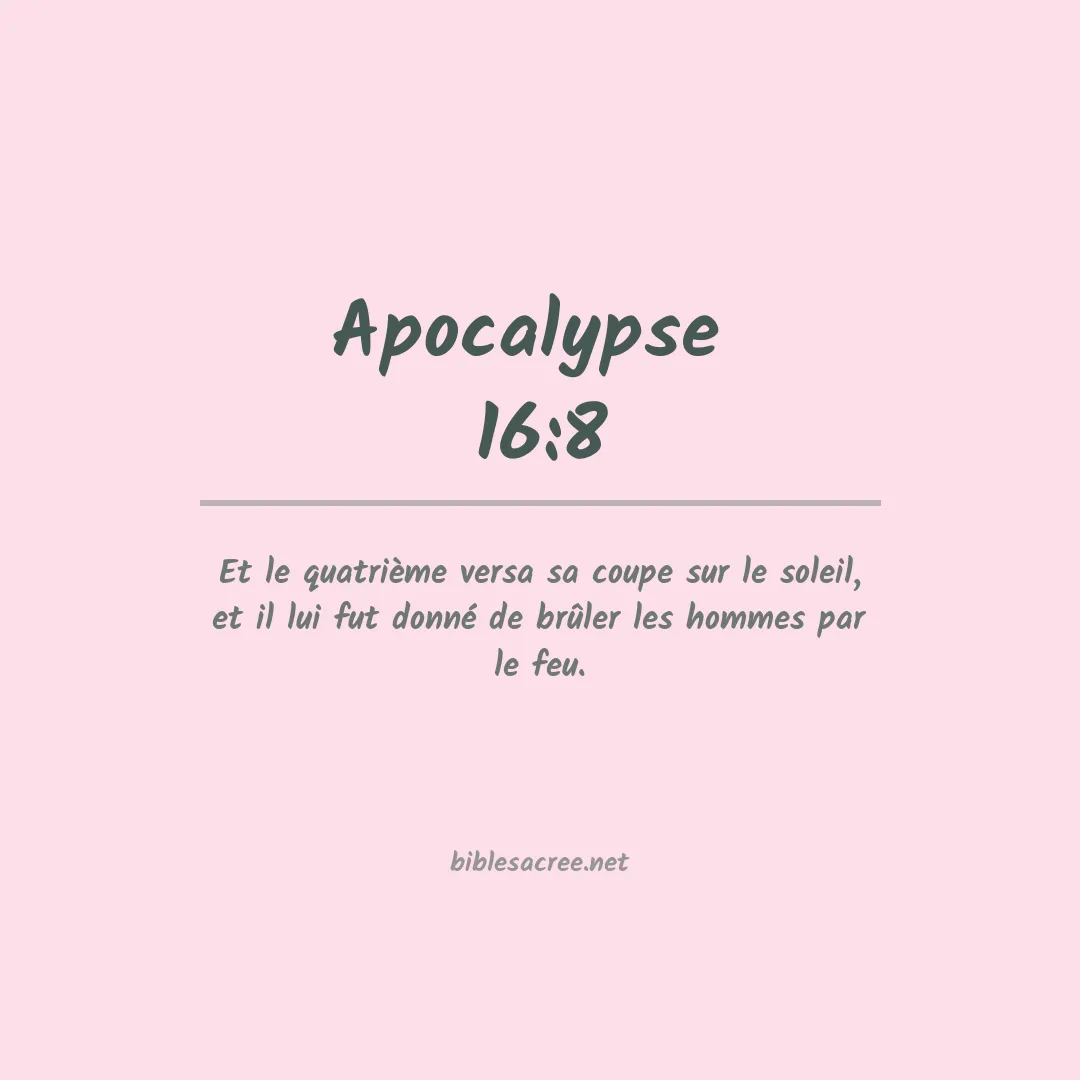 Apocalypse  - 16:8