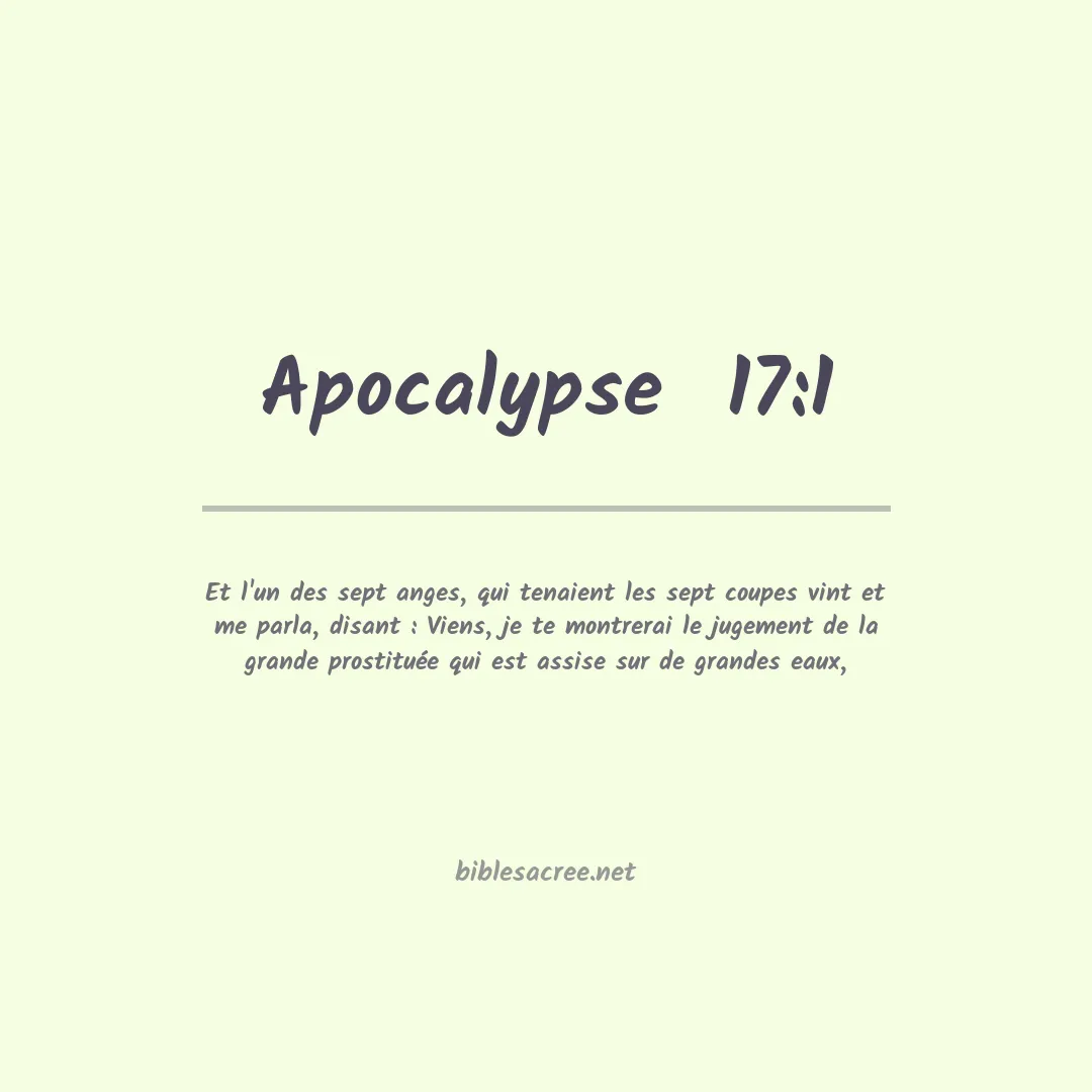 Apocalypse  - 17:1