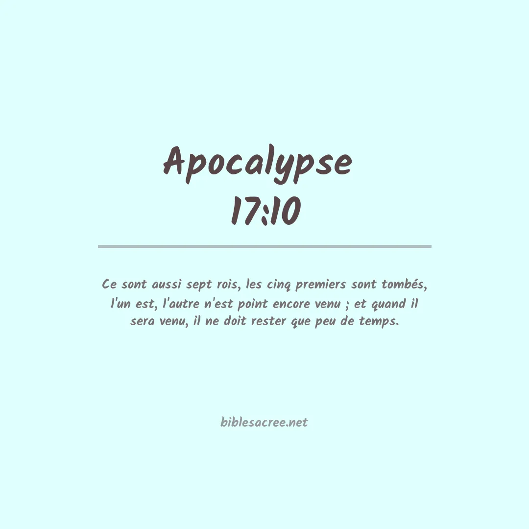 Apocalypse  - 17:10