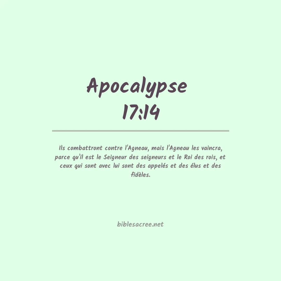 Apocalypse  - 17:14