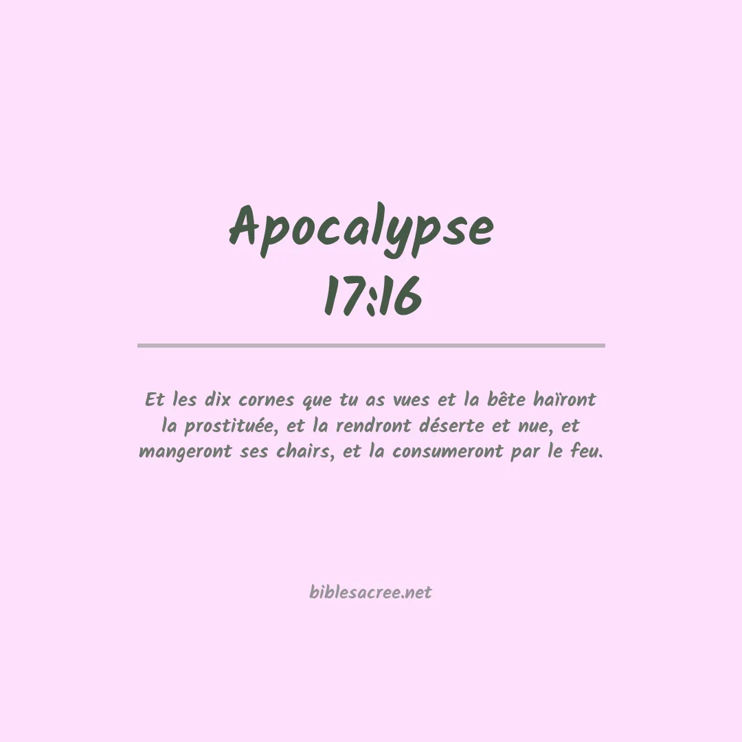 Apocalypse  - 17:16
