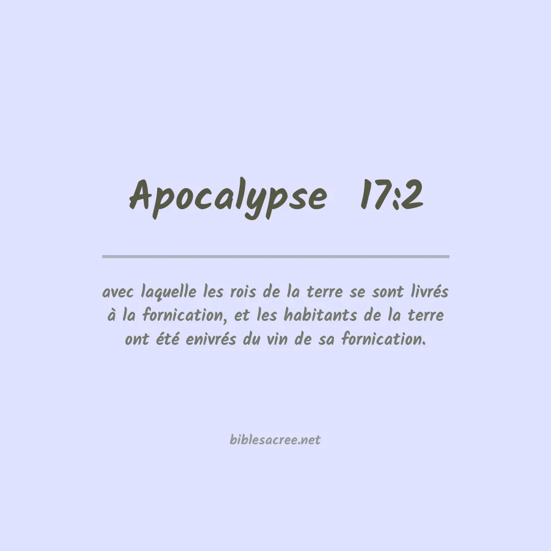 Apocalypse  - 17:2