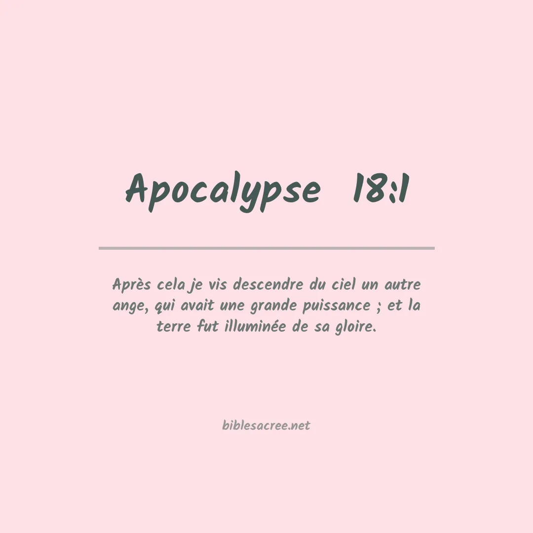 Apocalypse  - 18:1