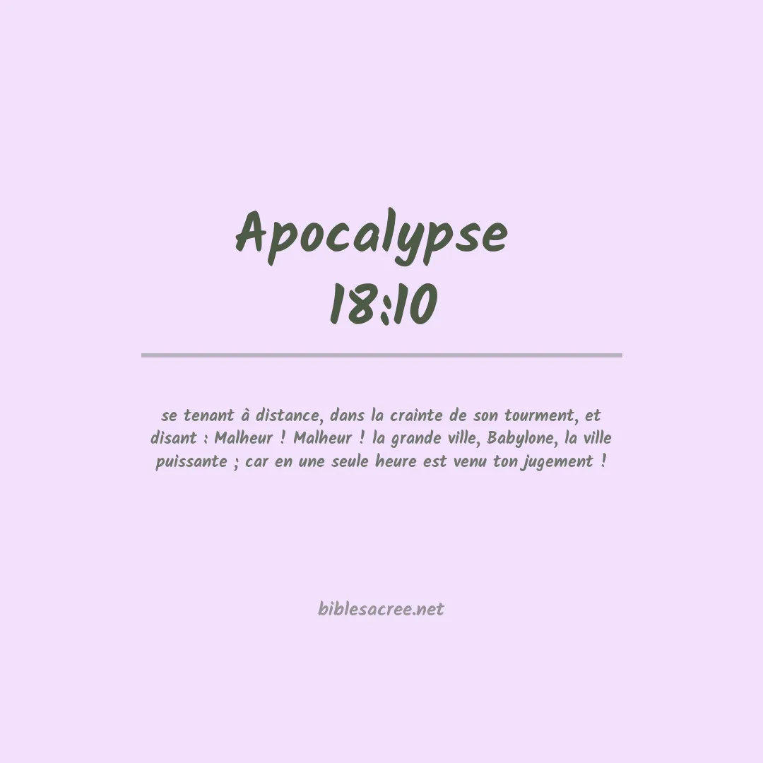 Apocalypse  - 18:10