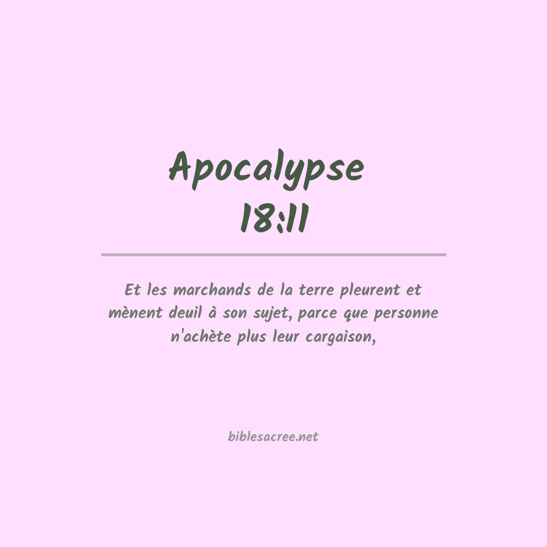 Apocalypse  - 18:11