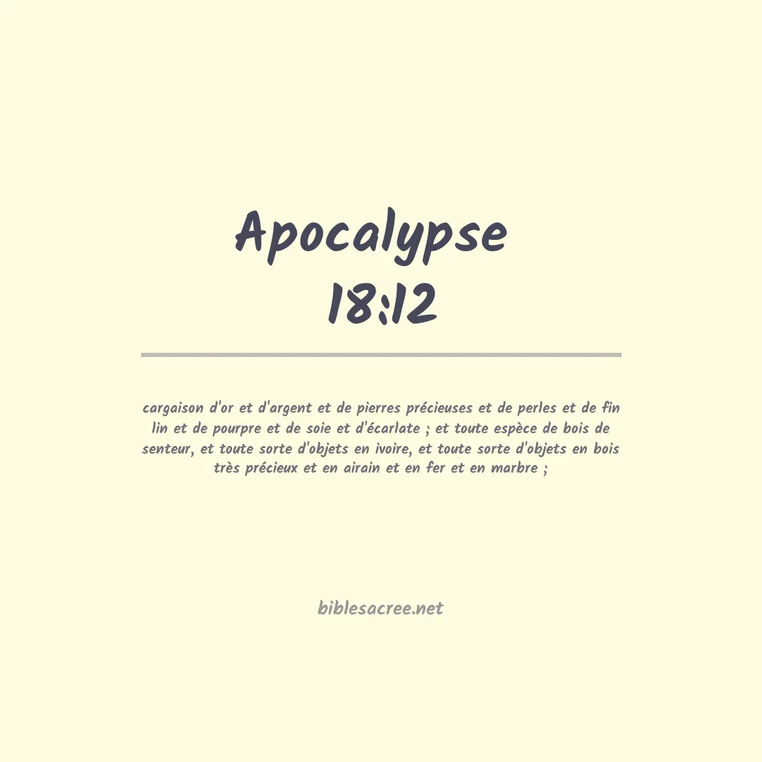 Apocalypse  - 18:12