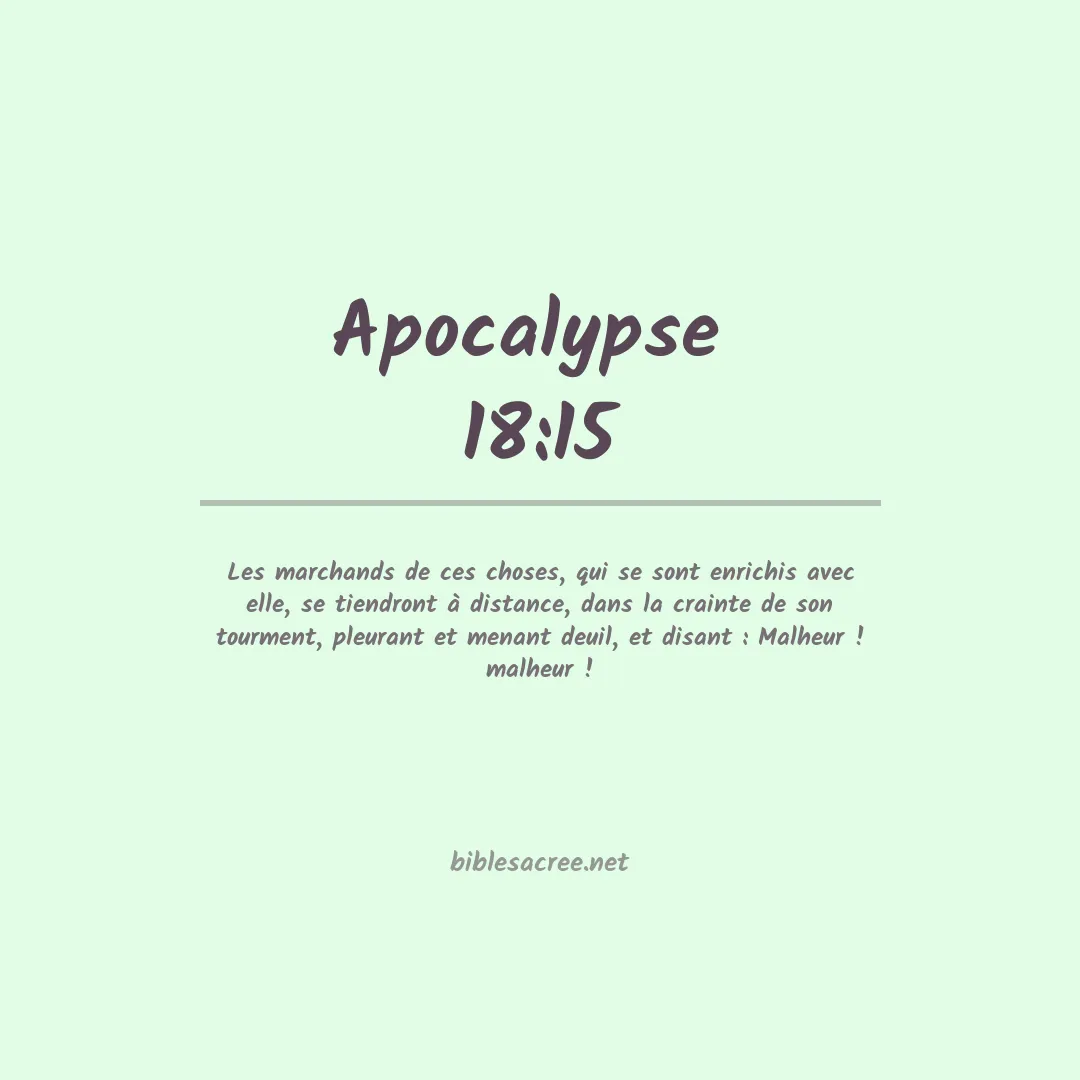 Apocalypse  - 18:15