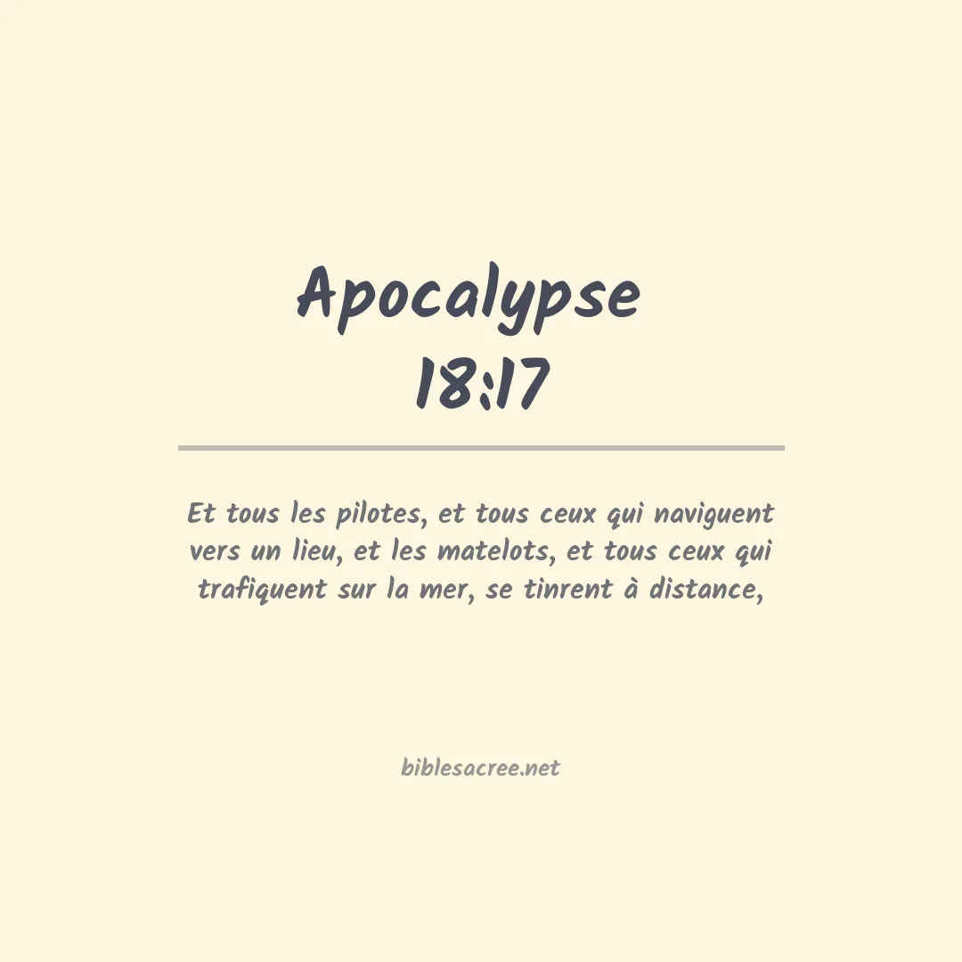 Apocalypse  - 18:17