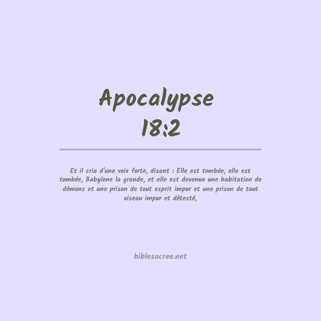 Apocalypse  - 18:2
