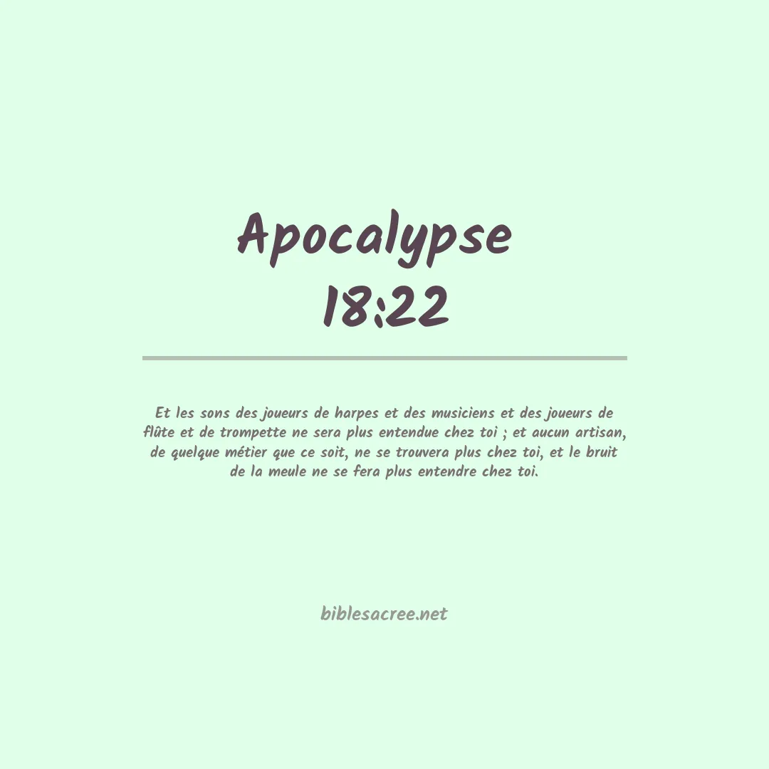 Apocalypse  - 18:22