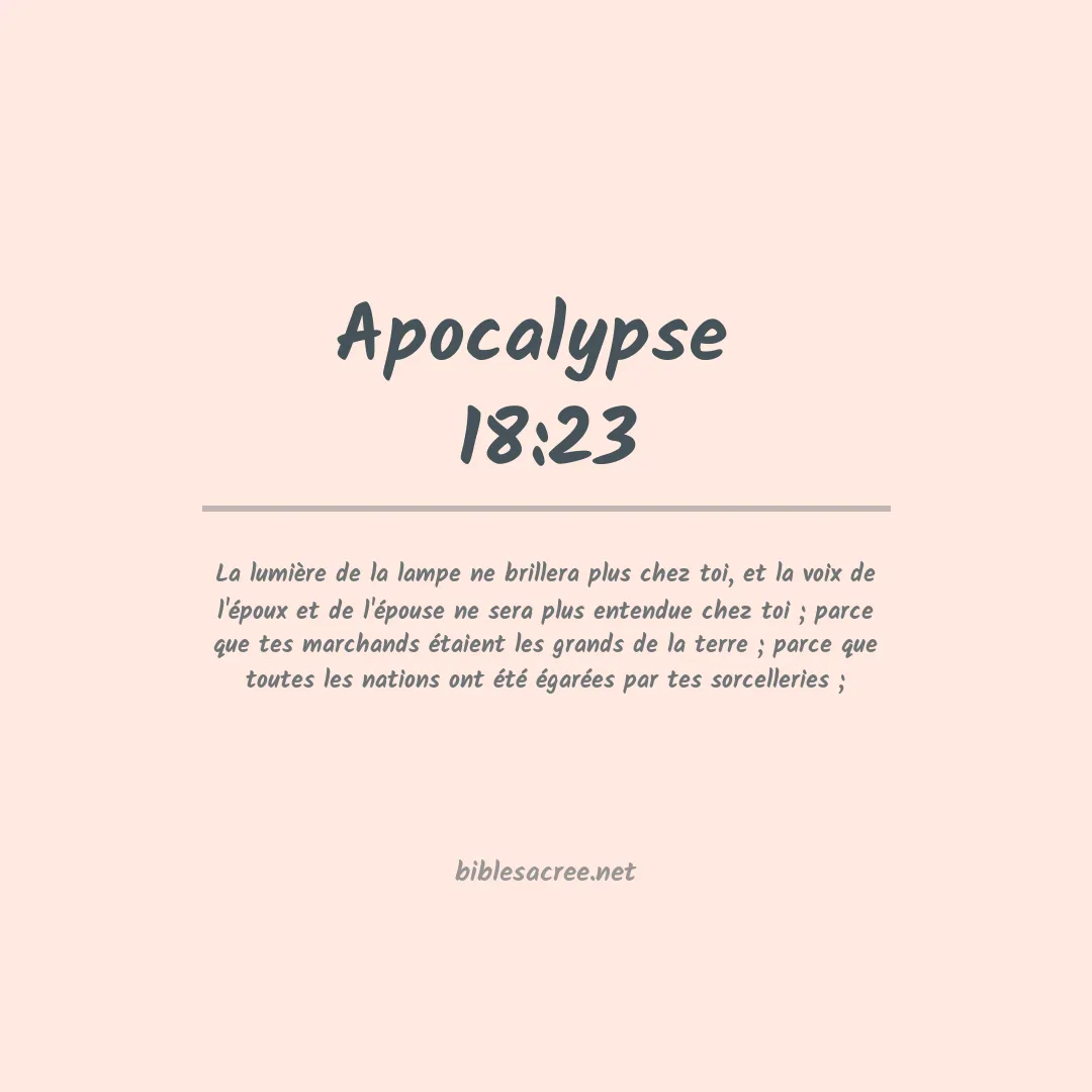 Apocalypse  - 18:23