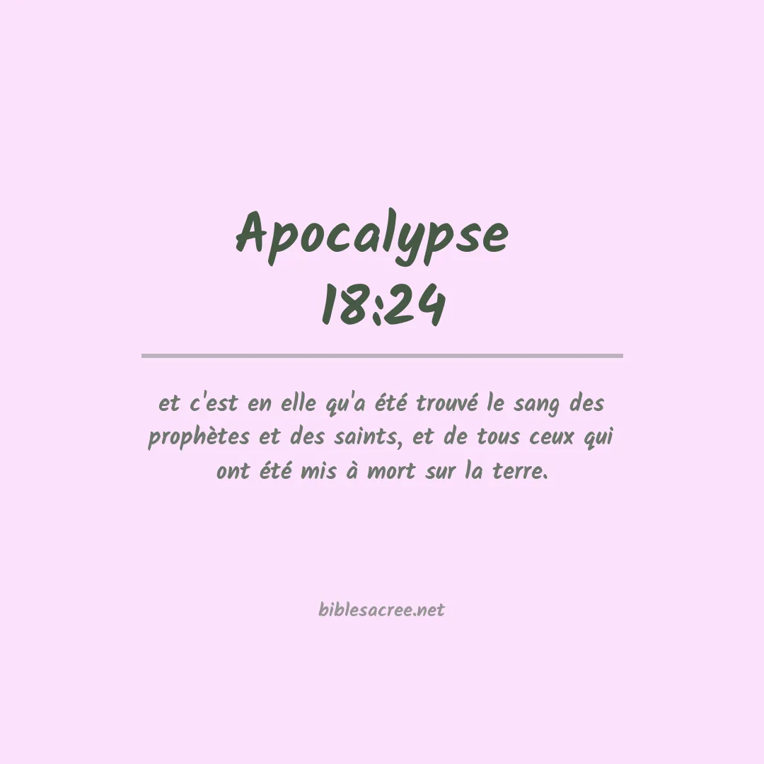 Apocalypse  - 18:24