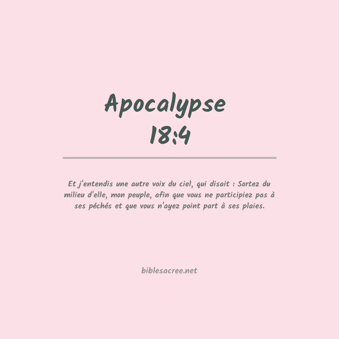 Apocalypse  - 18:4